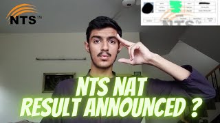 UPDATE ON NTS NAT RESULT  How to Prepare NTS NAT test  Tips to solve Nts [upl. by Eirrac275]