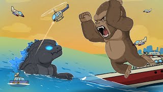 Baby Godzilla vs Kong – Animation [upl. by Isoj]