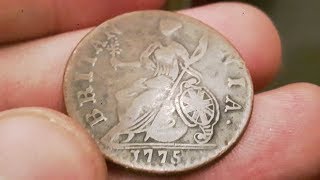 1775 Half Penny Coin VALUE  GEORGE III Half Penny Coin [upl. by Erdnaek278]