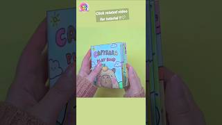 Capybara Squishy Game Book paperdiy [upl. by Rafaela]