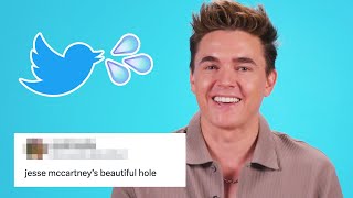 Jesse McCartney Reads Thirst Tweets [upl. by Hartfield]