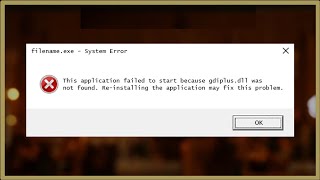 Gdiplusdll File Missing  Gdiplusdll File Not Found  Windows 11  10  8  7 [upl. by Almond]