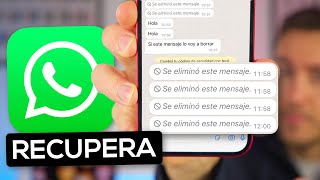 Como RECUPERAR mensajes y chats BORRADOS de WhatsApp en iPhone LA VERDAD ⚠️ [upl. by Nylkaj279]