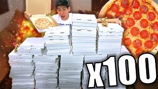 ¡REGALANDO 100 PIZZAS en la CALLE  ANTRAX ☣ [upl. by Ferree]