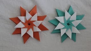 Origami star Mandala Carla by Maria Sinayskaya [upl. by Jeffry463]