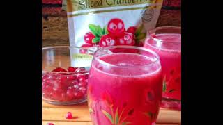 Pomegranate Cranberry Smoothie Recipe [upl. by Aicissej753]