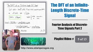 The DFT an InfiniteLength DiscreteTime Signal [upl. by Talbot]