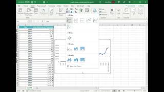 How to make a semi log plot in Excel [upl. by Anaicul931]