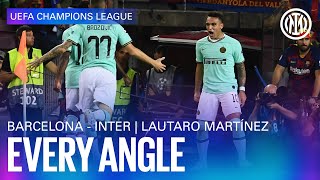 LAUTARO MARTINEZ GOAL vs BARCELONA  EVERY ANGLE ⚫🔵 [upl. by Ngo555]