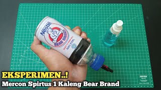 EKSPERIMEN Membuat Mercon Spirtus Dari 1 Kaleng Susu Bear Brand [upl. by Hamish]