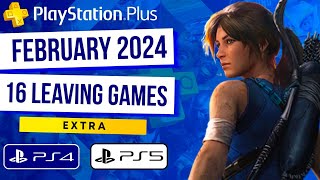 PlayStation Plus Extra Leaving Games February 2024  PS Plus Leaving Games February 2024 [upl. by Gruver271]