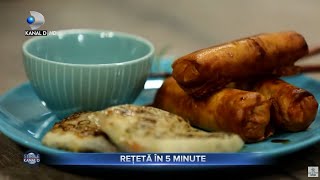 Reteta in 5 minute  Pachetele de primavara O reteta de post delicioasa si usor de preparat [upl. by Mccall74]