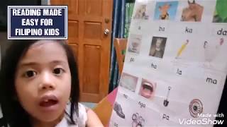 Lesson 1 ABAKADA TUTORIALHow to make reading easy for kidsbeginnersFilipino sounds [upl. by Toby]