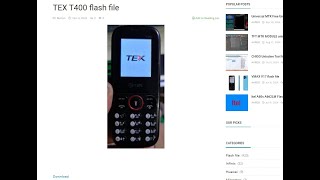 TEX T400 flash file [upl. by Kannan]