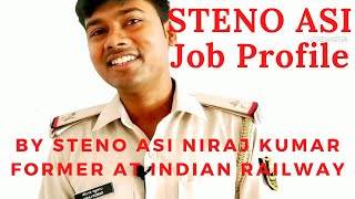 STENO ASI JOB PROFILESALARY ll STENO ASI NIRAJ KUMAR [upl. by Palla]