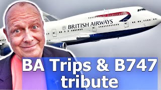 VINTAGE British Airways B747 footage  FIRST and CLUB service  Red Arrows Bonus [upl. by Chenee]