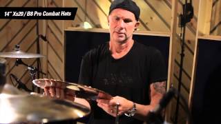 Cymbal Vote  Chad Smith  Review  14quot Xs20  B8 Pro Combat Hats [upl. by Nayar]