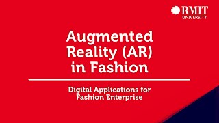 Augmented Reality AR in Fashion [upl. by Darin]