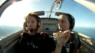 Passenger view aerobatics RV7 Norcal GoPro [upl. by Wardieu]