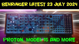 Latest Behringer News 23 July 2024 [upl. by Wiltshire354]