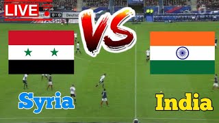 Syria Vs India Football Live stream [upl. by Ruggiero524]