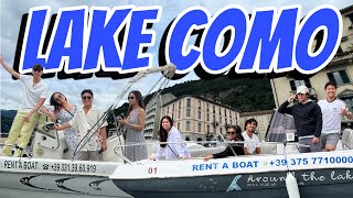 Lake Como Italy  Speed Boat Experience [upl. by Waylon313]