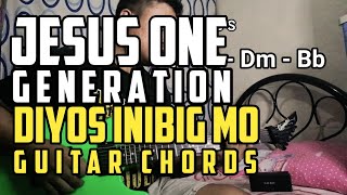 Jesus One Generation  Diyos Inibig Mo Guitar Playthrough Cover WITH Chords [upl. by Broddy940]