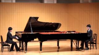 Mozart Sonata for two pianos K448 モーツァルト 2台のピアノのためのソナタ K448 第一楽章 [upl. by Eimrej807]