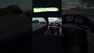 automobile fast raceacceleration PORSCHE TAYCAN VS FERRARI 812 [upl. by Ytsim624]