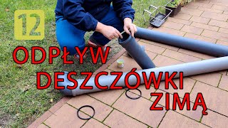 Odpływ wody deszczowej w czasie zimy [upl. by Bowen]