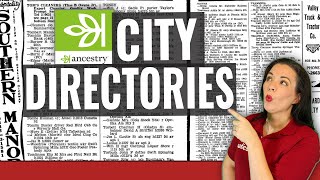 How to Use City Directories to Quickly Find Ancestors on Ancestry [upl. by Irvin]