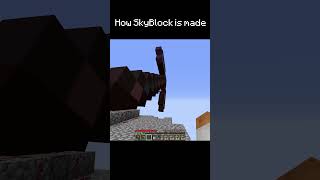 Origins of the SkyBlock minecrafshorts [upl. by Poyssick263]