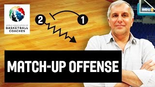 MatchUp Offense  Željko Obradović  Basketball Fundamentals [upl. by Ardnaet]