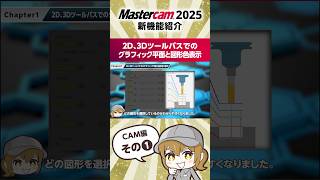 Mastercam 2025新機能紹介CAM編その1 mastercam cad cam 解説 ツールパス モノづくり 工作機械 [upl. by Skippy627]