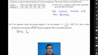 Common Core Algebra IUnit 11Lesson 7Quadratic Models [upl. by Steward332]