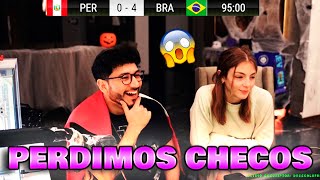 PERDIMOS CHECOS 💥 ZEIN Y ALEXA REACCIONANDO AL PERU VS BRASIL NOS GOLEARON RATON [upl. by Alesiram576]