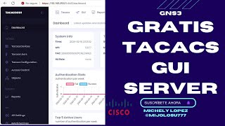 Instalar Y CONFIGURAR TACACS GUI GRATIS en GNS3 [upl. by Bennir995]