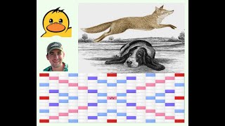 Scrabble with a QUICK BROWN FOX and a LAZY DOG [upl. by Thekla]