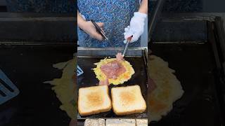 Bacon Egg amp Cheese Toast  Korean Street Food shorts [upl. by Cottle]