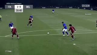 Italië 22 België  UEFA Nations League  GAMEPLAY PES 2021 [upl. by French]