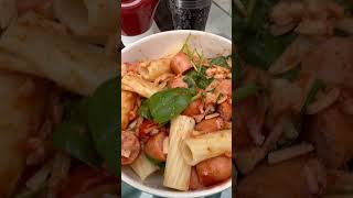 Pasta salad 🍝 so good 😊 shortfeed youtubeshorts foodie eating [upl. by Lavena526]