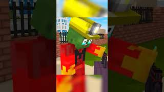 Monster school girl left the boy😓 shorts minecraft minecraftanimation [upl. by Nallad937]