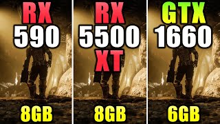 RX 590 vs RX 5500 XT vs GTX 1660  20 Games Test in 2023 [upl. by Eerac]