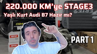 Yaşlı Kurt Gerçek Quattro Audi A4 B7 20TFSI STAGE3 İçin Hazır mı Part1 [upl. by Aerdnael]