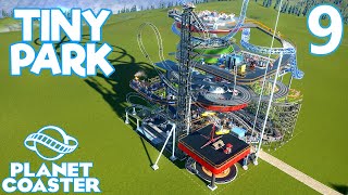 Planet Coaster TINY PARK  Part 9  FLAT RIDE STACK [upl. by Camp341]