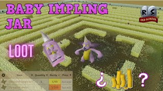 OSRS LOOT BABY IMPLING JAR EN ESPAÑOL 2024 OLD SCHOOL RUNESCAPE [upl. by Aihsa116]