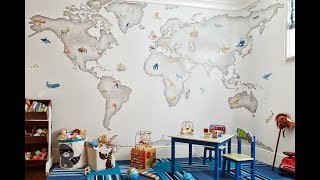 Unique Kids Room Wall Decorating Ideas [upl. by Ellasal]