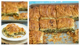 The Best Greek Spanakopita Updated Video [upl. by Nylrad647]