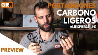 ¡PORTABIDONES de 19g ALIEXPRESS  Preview  14€ para dos unidades de este portabidón de carbono [upl. by Bradstreet]