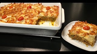 LA LASAGNE DE POMMES DE TERRE FOURRÉE À LA VIANDE HACHÉE [upl. by Einahpit]